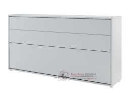 REBECCA BC-06, výklopná postel široká 90x200cm, šedá