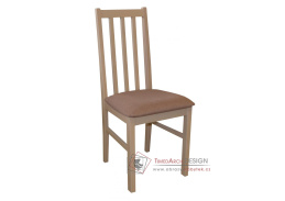 BOSBERG X, jídelní židle, dub sonoma / látka 15