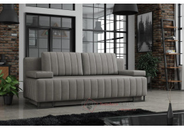 GINA, pohovka rozkládací, látka Premium Velvet 314 světle šedá