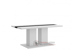 BORIS, konferenční stolek 110x60cm, bílá / černá