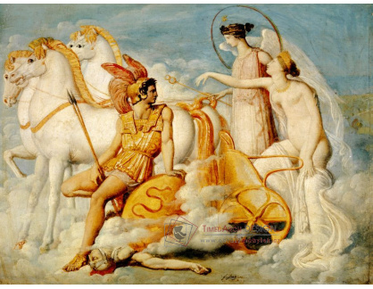 A-1758 Jean Auguste Dominique Ingres - Zraněná Venuše se vrací na Olymp