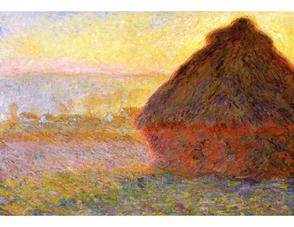 VCM 19 Claude Monet - Stoh sena za východu slunce