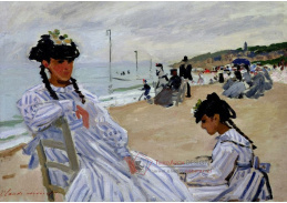 VCM 57 Claude Monet - Na pláži v Trouville