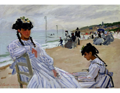 VCM 57 Claude Monet - Na pláži v Trouville