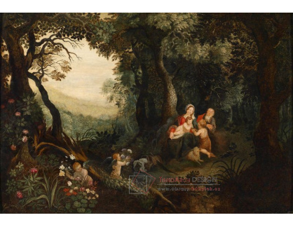 SO VIII-117 Jan Brueghel - Odpočinek v lesní krajině