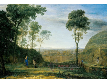 SO XIV-290 Claude Lorrain - Krajina s Kristem a Marii Magdalenou