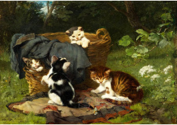 A-781 Julius Adam - Čtyři hrající si koťata