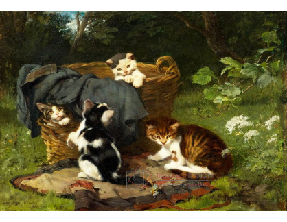 A-781 Julius Adam - Čtyři hrající si koťata