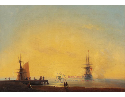 A-2205 Ivan Konstantinovič Ajvazovskij - U pobřeží navečer