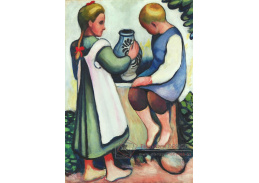 A-6108 August Macke - Děti u kašny