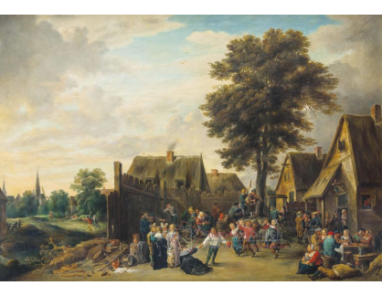 DDSO-3290 David Teniers - Zábava před hospodou
