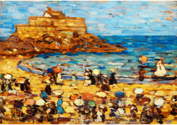 D-7457 Maurice Brazil Prendergast - Scéna u jezera