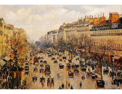 VCP-119 Camille Pissarro - Boulevard Montmartre odpoledne