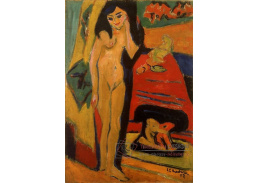 VELK 62 Ernst Ludwig Kirchner - Akt za oponou