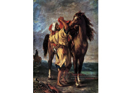 VEF 42 Eugene Ferdinand Victor Delacroix - Maročan a jeho kůň