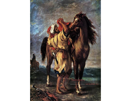 VEF 42 Eugene Ferdinand Victor Delacroix - Maročan a jeho kůň