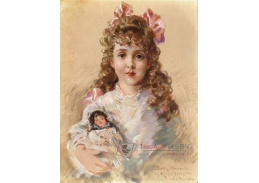 VU162 James Carroll Beckwith - Betty se svojí oblíbenou panenkou
