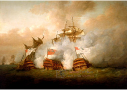 VL182 Nicholas Pocock - Brunswick a Vengeur du Peuple v bitvě 1. června 1794