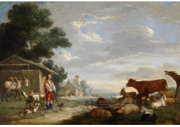 SO VIII-173 Jan van Peeter Bredael - Pastýř se stádem