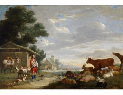 SO VIII-173 Jan van Peeter Bredael - Pastýř se stádem