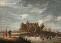 SO XVI-447 David Teniers - Kostel v Belgii