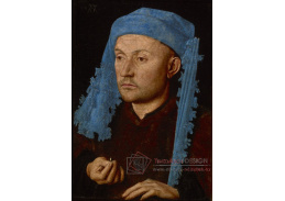 PORT-317 Jan van Eyck - Portrét muže s modrou čepicí