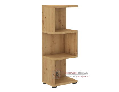 MODESTO 02, regál policový, dub artisan