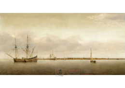 A-2551 Abraham de Verwer - Pohled na Hoorn