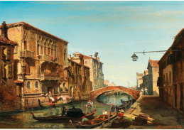 DDSO-4888 Carlo Brioschi - Benátky, pohled na Palazzo del Cammello v Cannaregiu