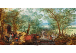 D-6539 Adriaen van Stalbemt - Cesta lesem