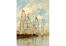 D-7829 Eugene Boudin - Jachta Basin v Trouville-Deauville