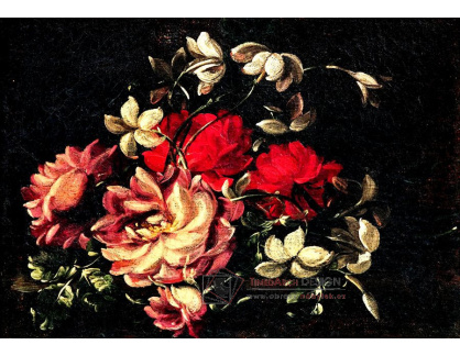 D-9402 Giovanni Simone Ascani - Růže a další květiny na římse